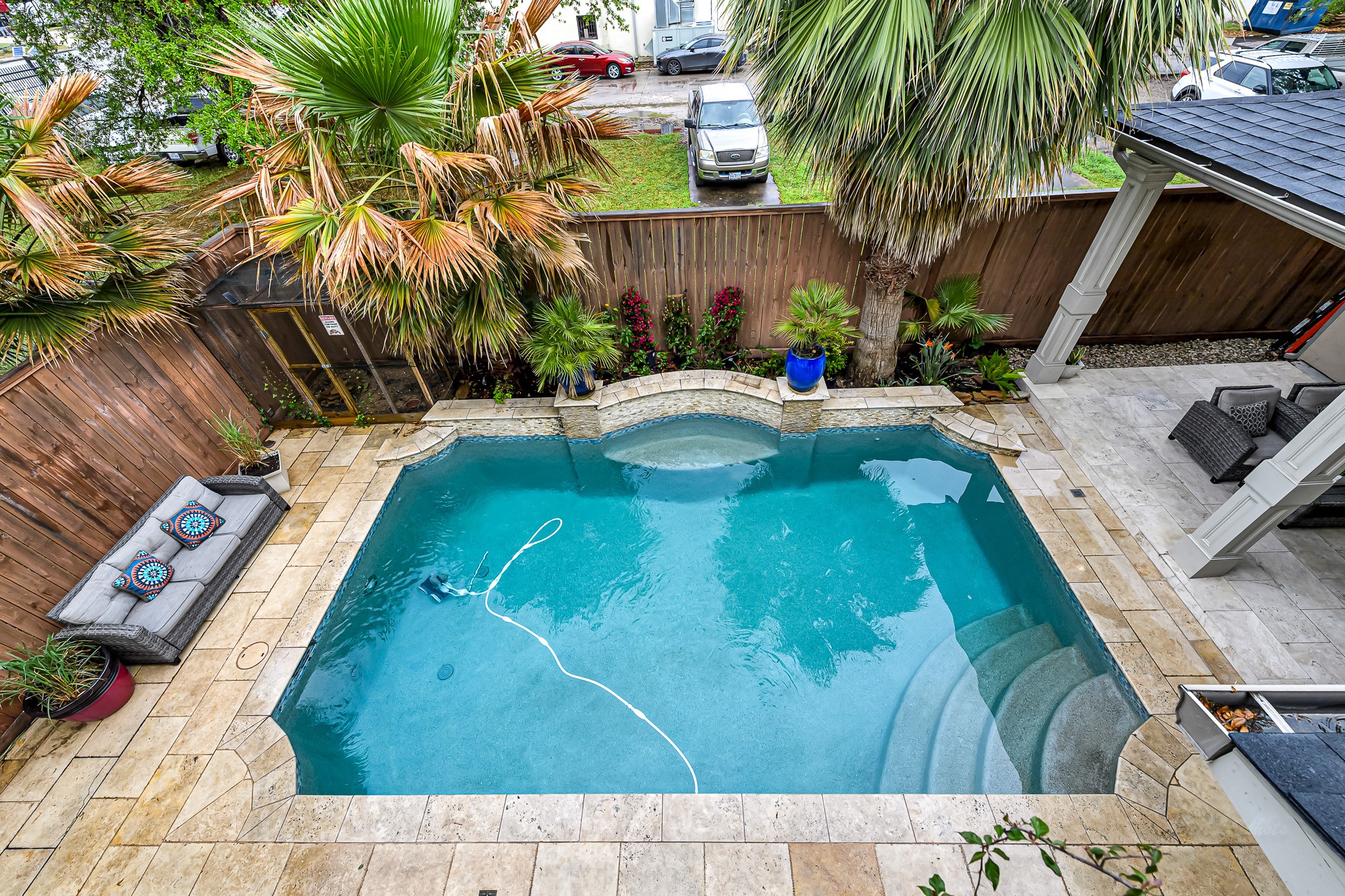 1340 Idylwild Street Houston, TX 77009 - Photo 36 of 42 Check out this view. This is the ideal spot to unwind and enjoy the fresh air