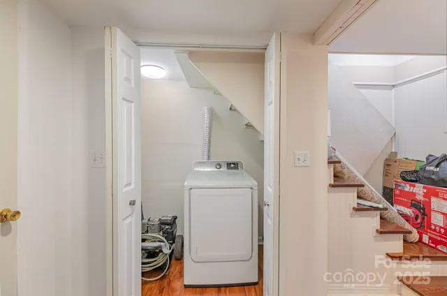 a view of an entryway with staircase