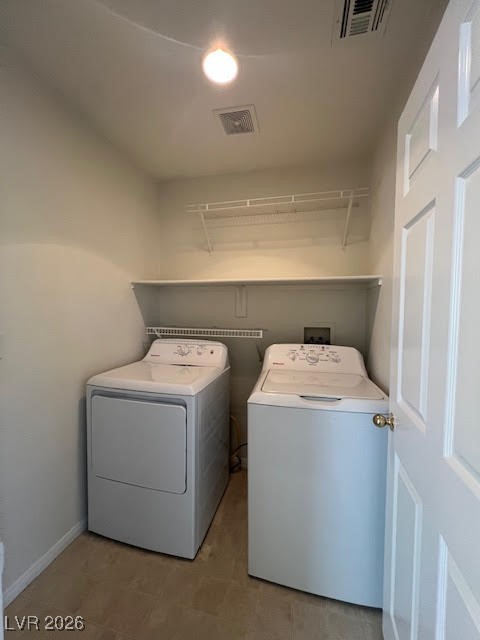 8229 Strawberry Spring Street Las Vegas, NV 89143 - Photo 21 of 40 Laundry area with separate washer and dryer