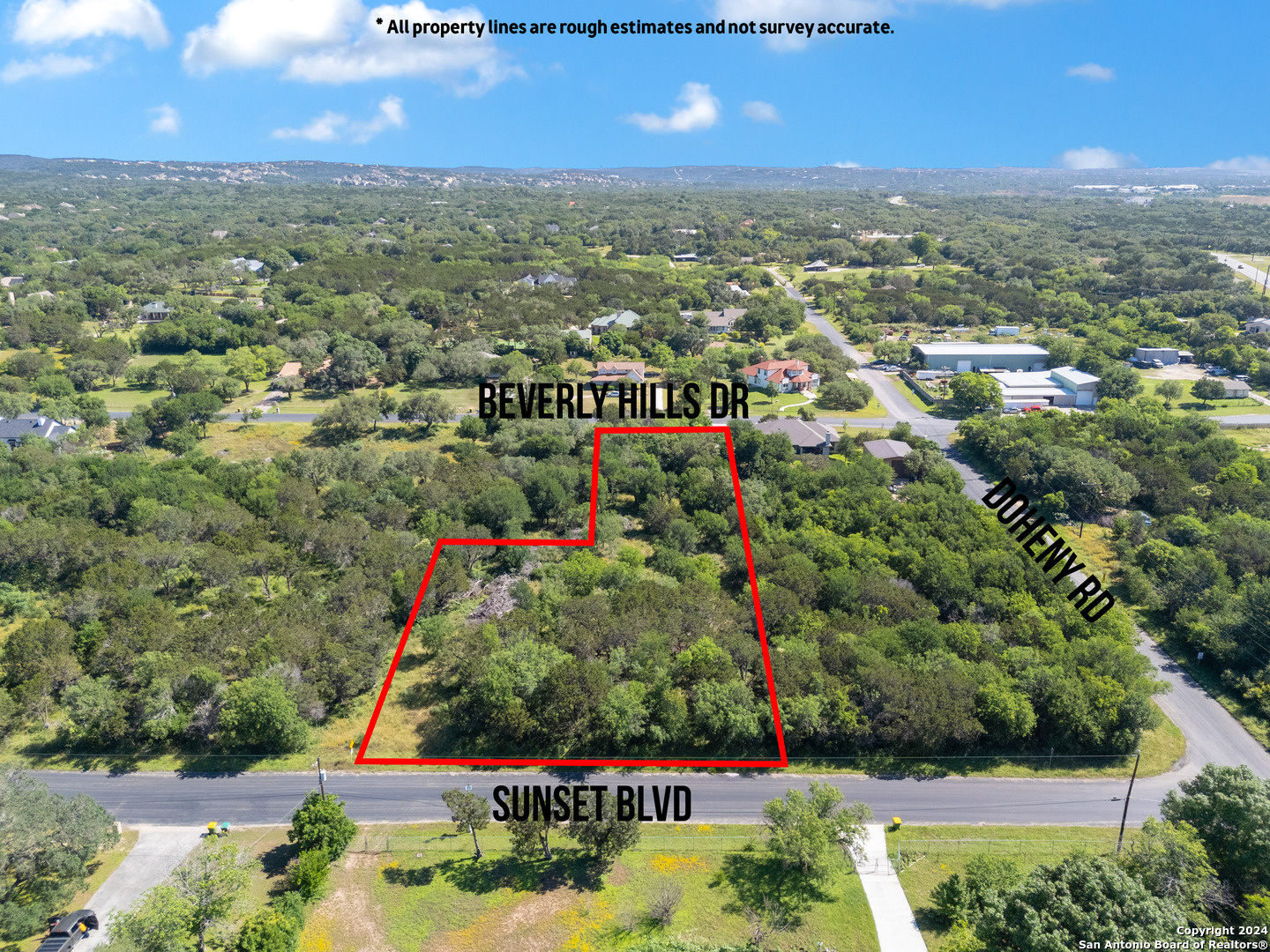 0 Beverly Hills Helotes, TX 78023 - Photo 1 of 1 a view of a city