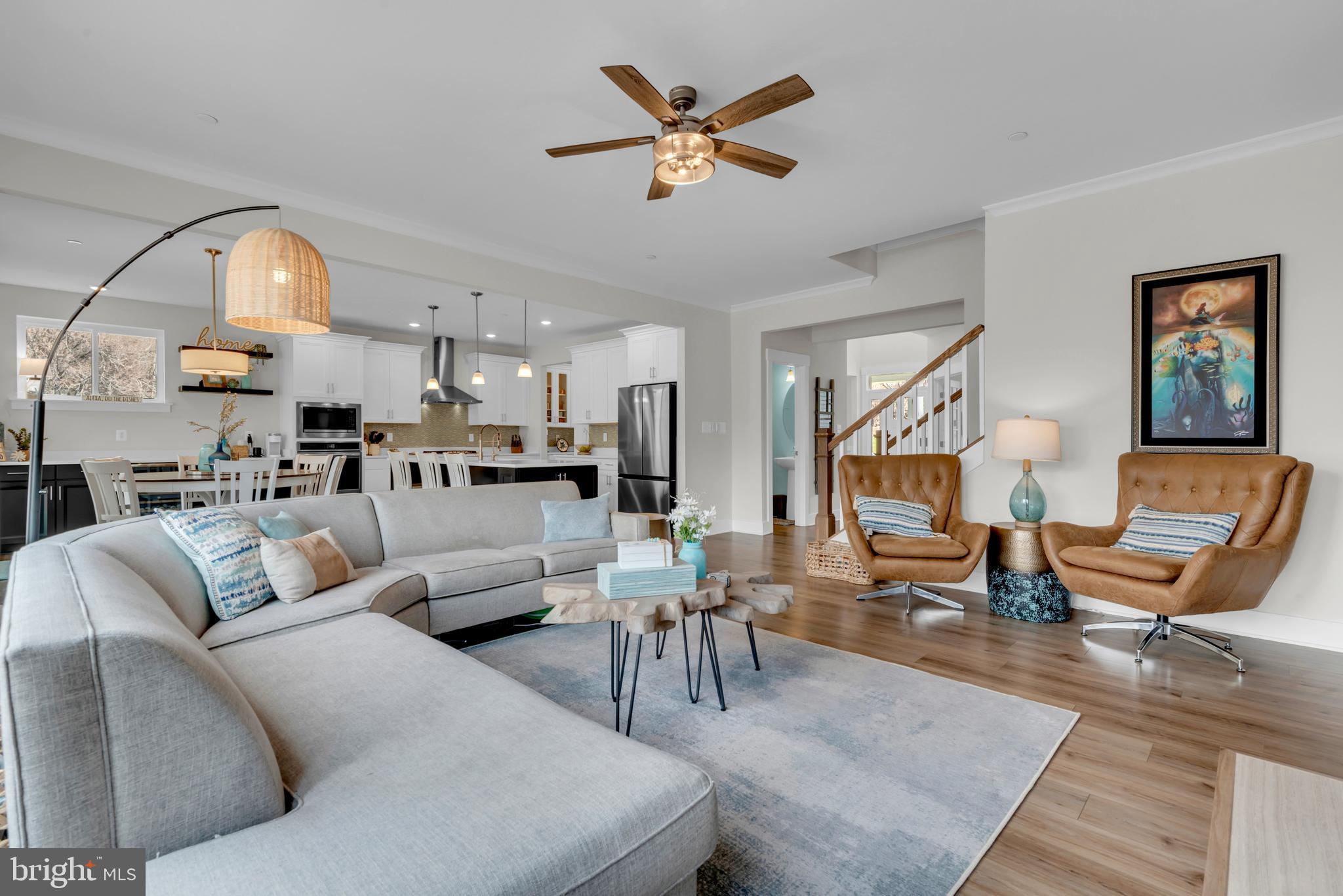 3676 Birdsville Road Davidsonville, MD 21035 - Photo 19 of 90 Family room viewing kitchen area