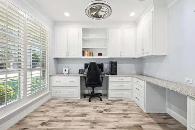 a view of kitchen and window