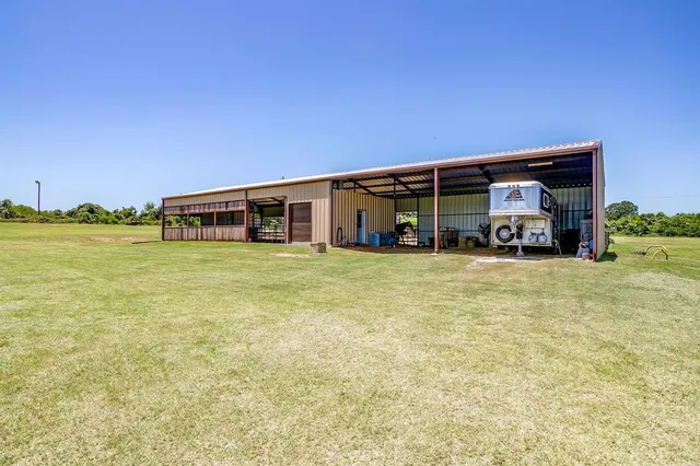 a car parked in front of a building