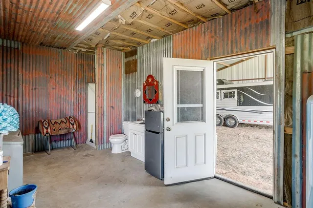 a view of front door and furniture