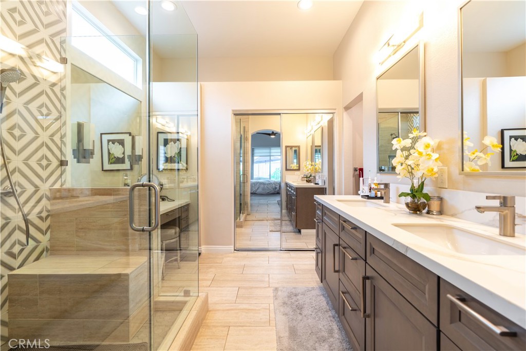 21511 Canaria Mission Viejo, CA 92692 - Photo 28 of 62 Love the dual sink vanity & this remodeled bathroom