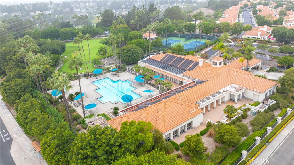 21511 Canaria Mission Viejo, CA 92692 - Photo 58 of 62 Drone view of Clubhouse & pool & spa