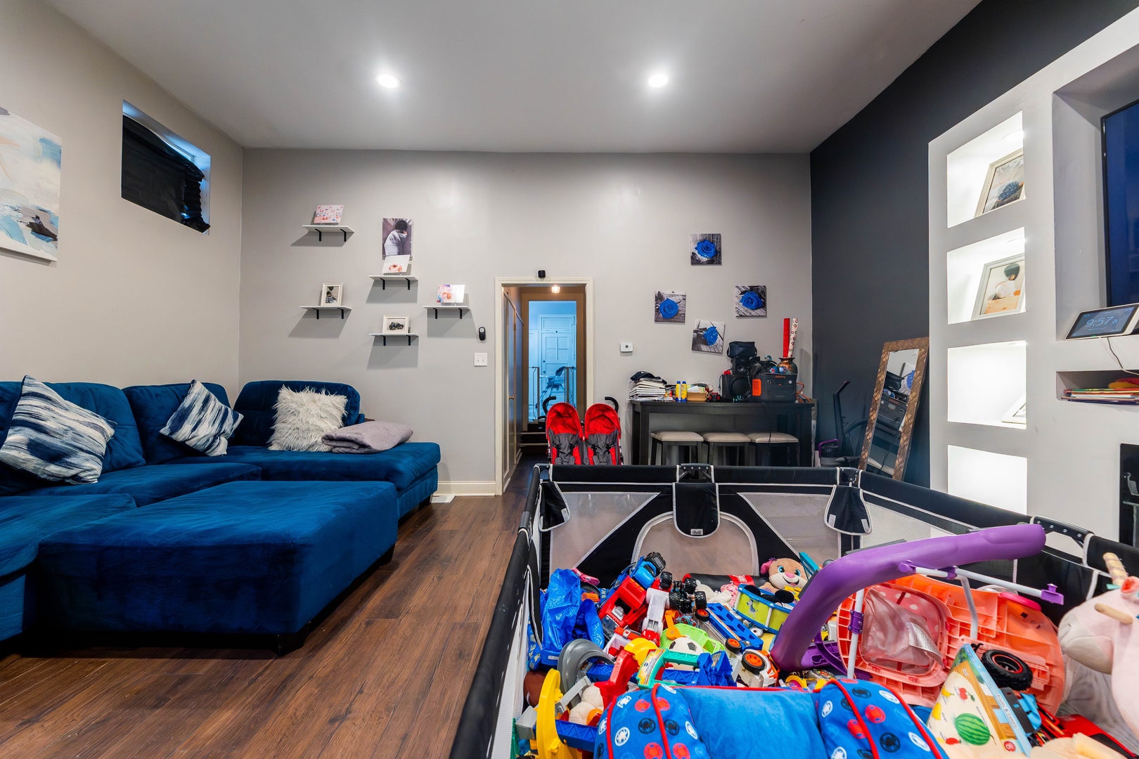 12258 South Normal Avenue Chicago, IL 60628 - Photo 3 of 21 a living room with furniture fireplace and rug