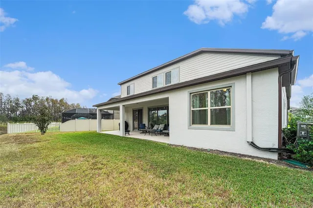a house view with a garden space