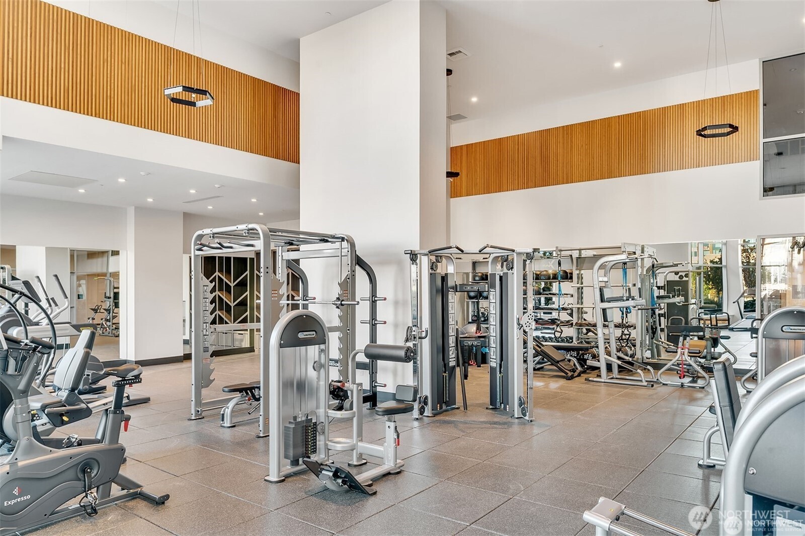188 Bellevue Way Northeast, Unit 1907 Bellevue, WA 98004 - Photo 33 of 36 a view of a room with gym equipment