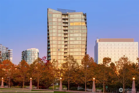 a front view of a building