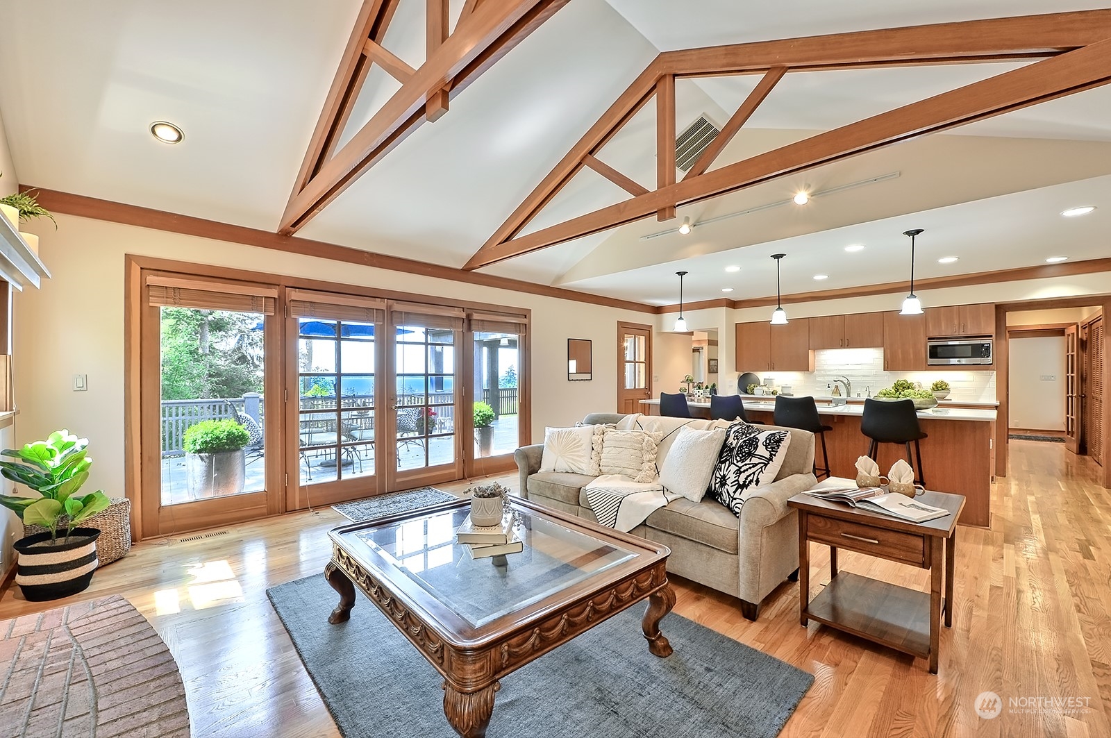 608 Clark Road Bellingham, WA 98225 - Photo 16 of 40 a living room with furniture and a large window