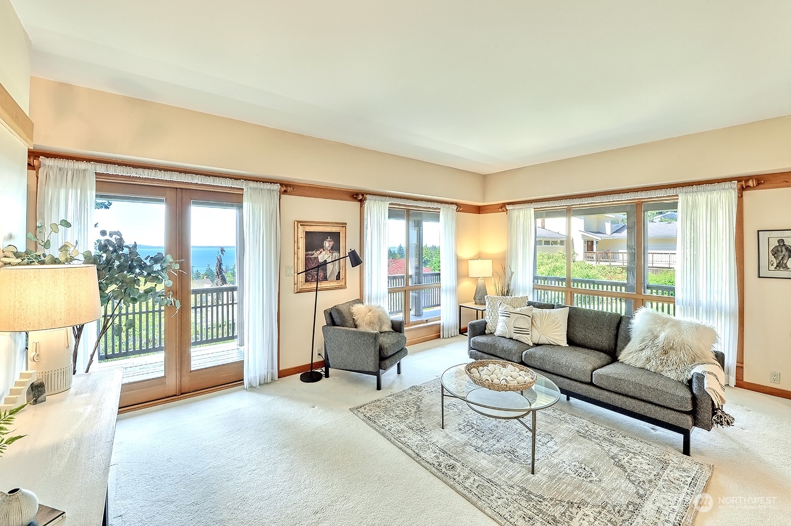 608 Clark Road Bellingham, WA 98225 - Photo 20 of 40 a living room with furniture and a large window