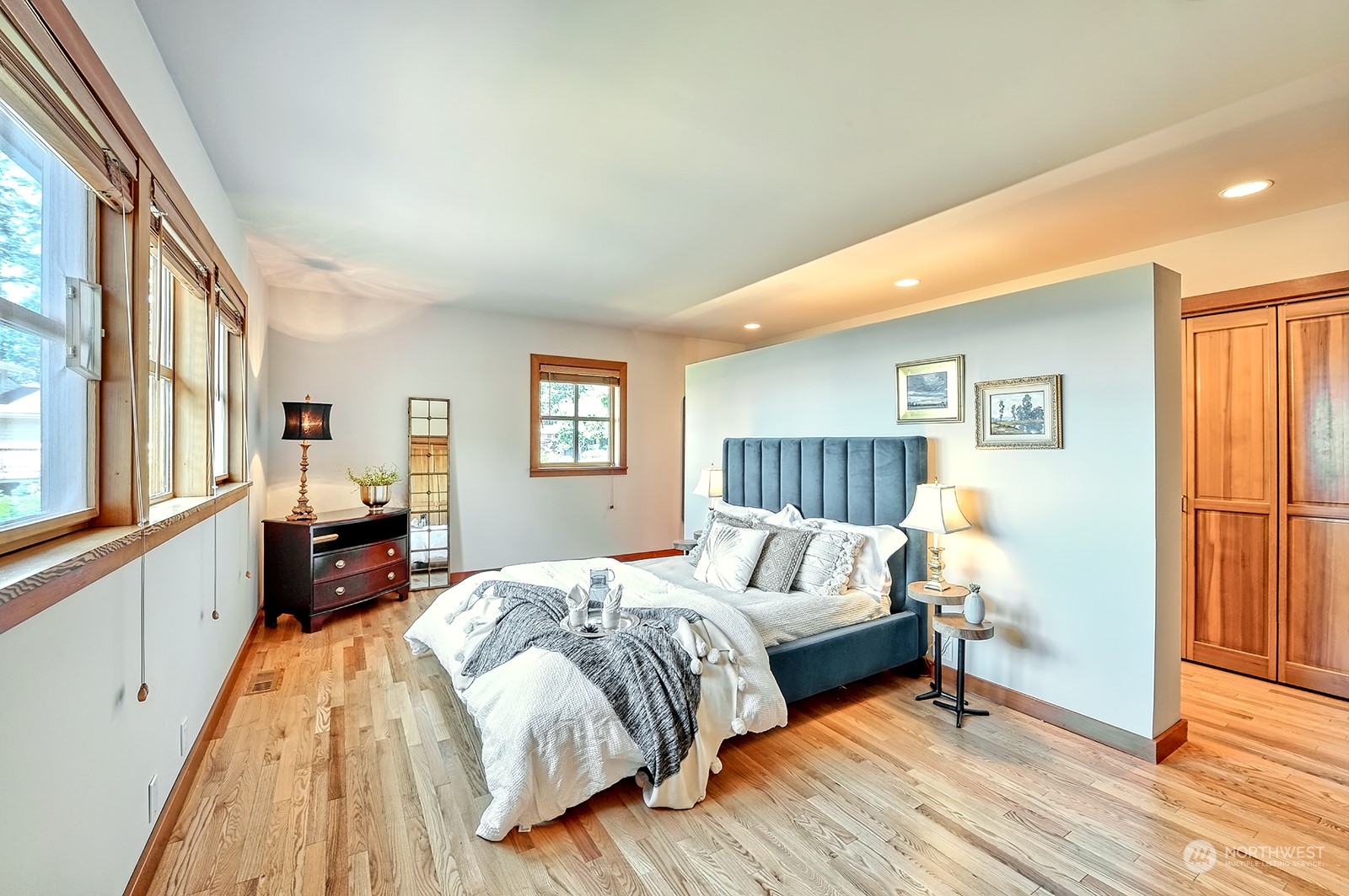 608 Clark Road Bellingham, WA 98225 - Photo 23 of 40 a bed room with a bed and a couch