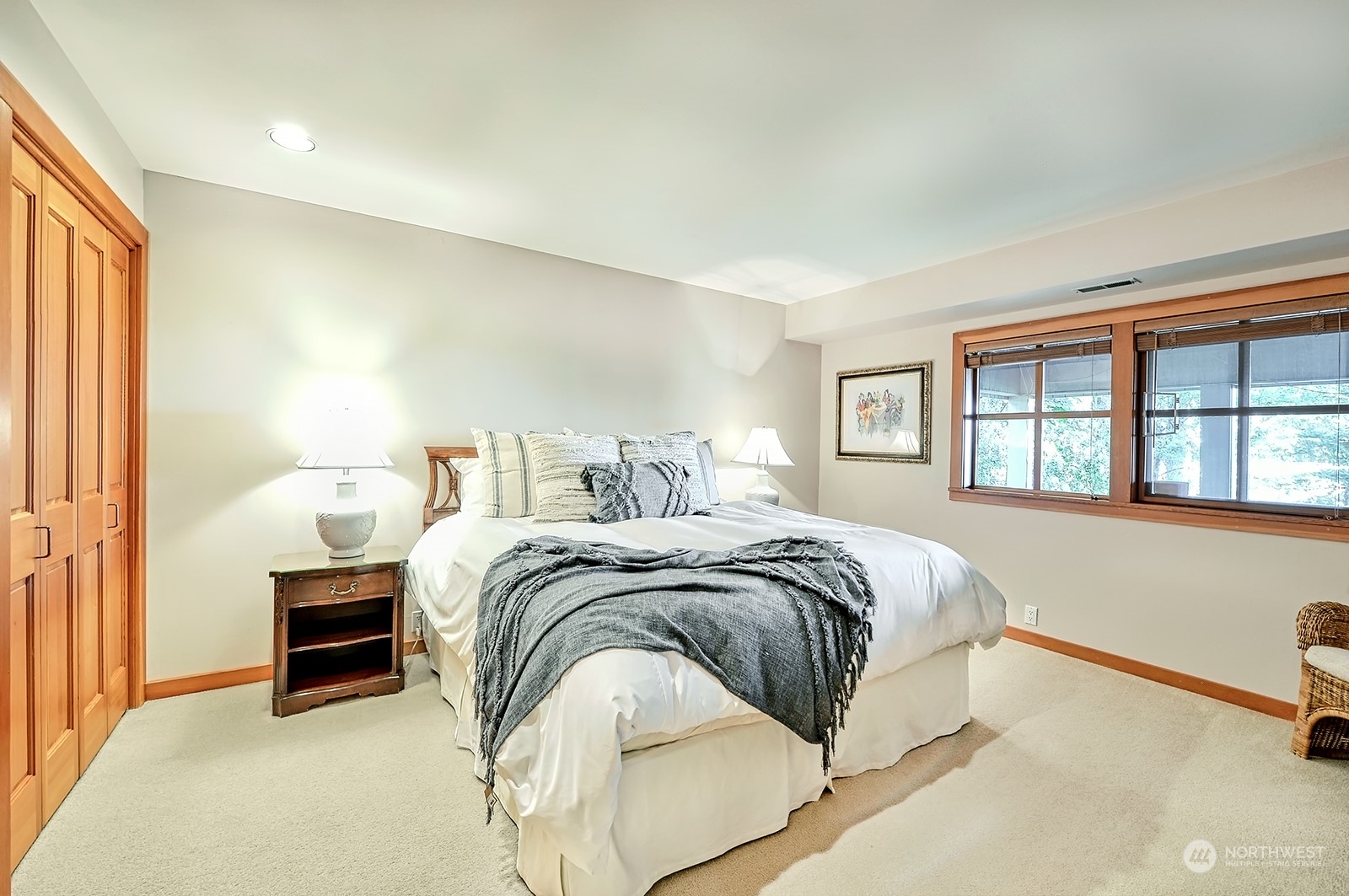 608 Clark Road Bellingham, WA 98225 - Photo 34 of 40 a bedroom with a bed and a window