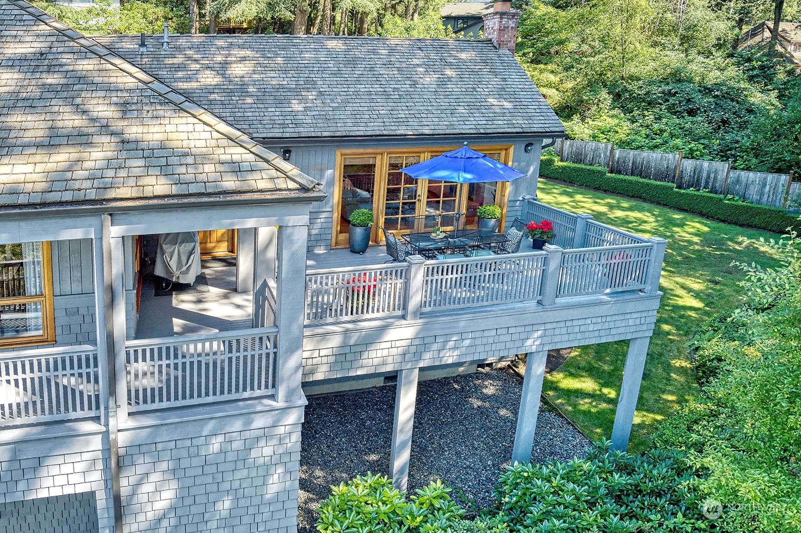 608 Clark Road Bellingham, WA 98225 - Photo 36 of 40 an outdoor view of the house and balcony