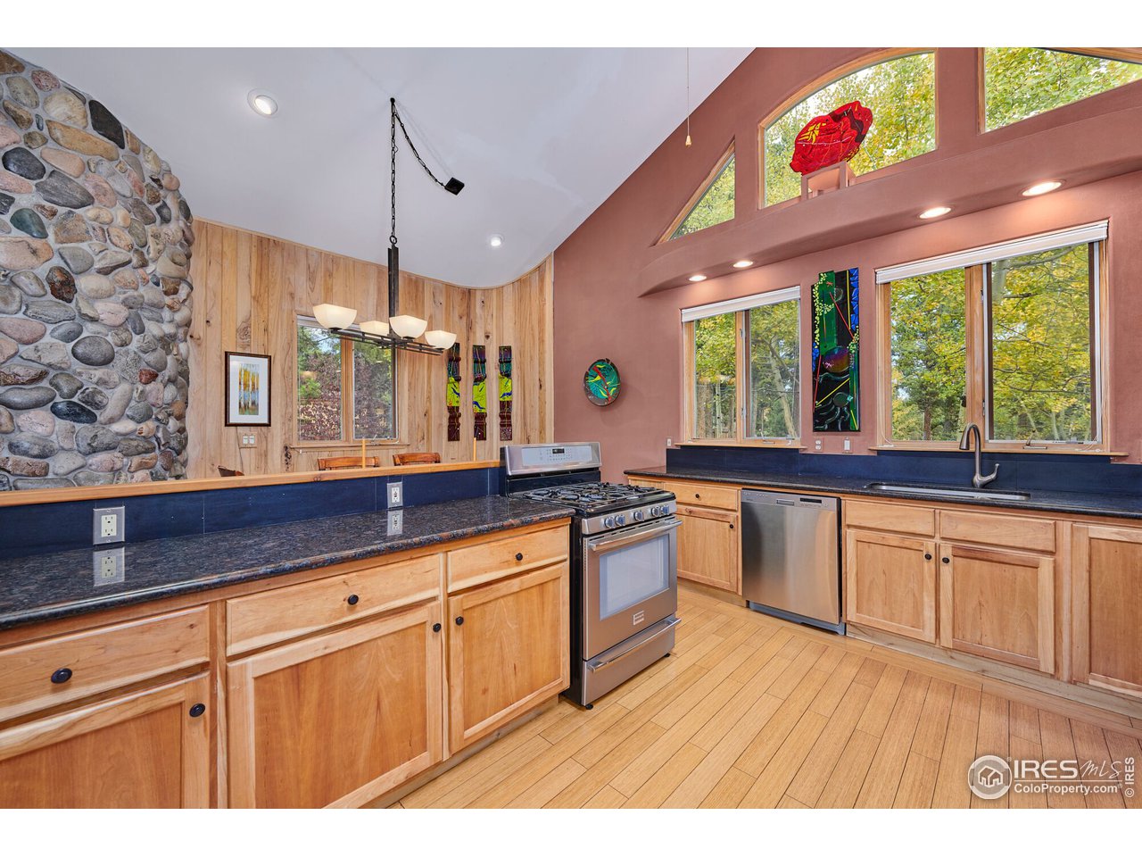 Newer Spacious Kitchen with Granite Slab