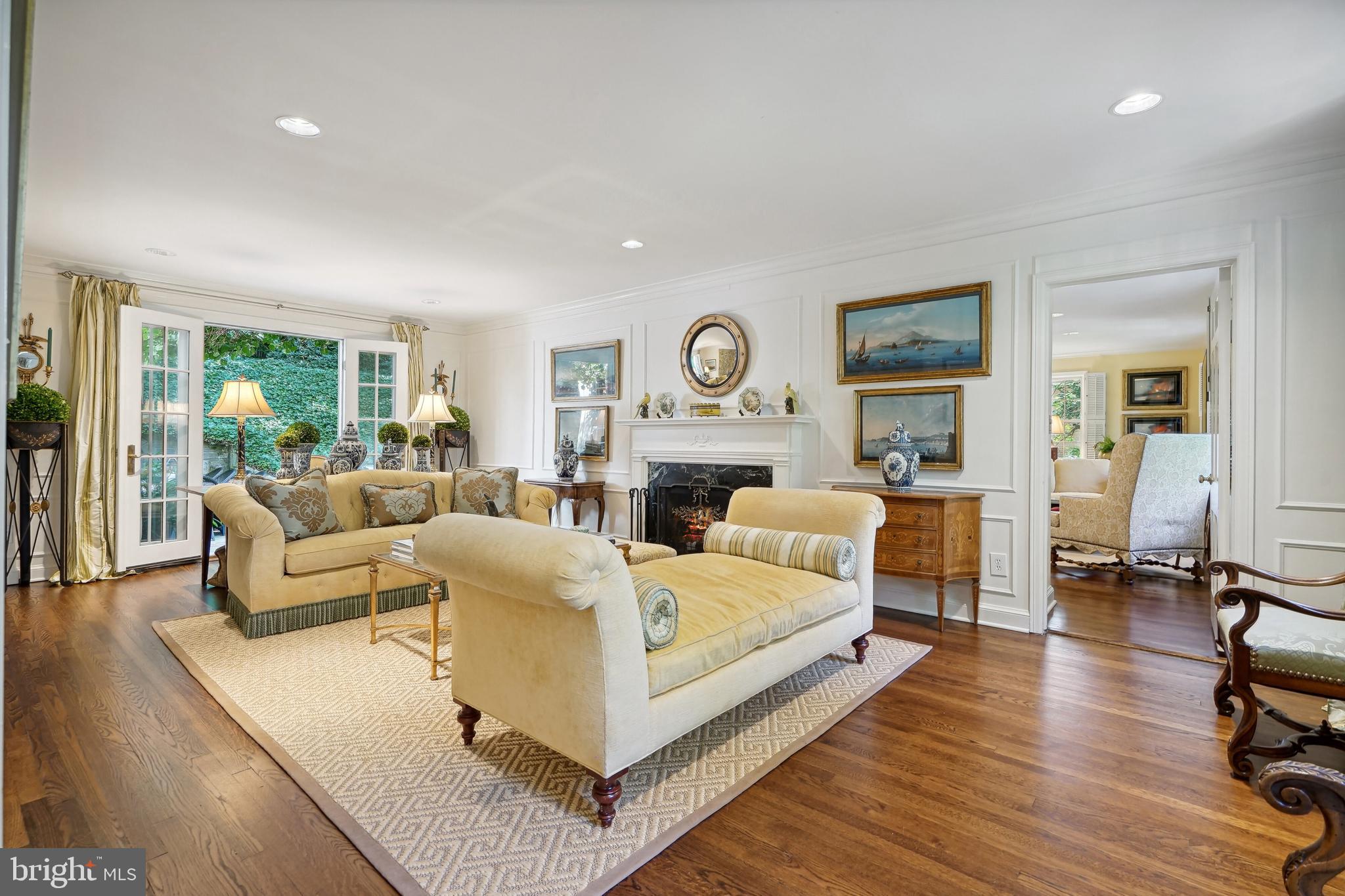 3601 Fordham Road Northwest Washington, DC 20016 - Photo 8 of 46 Gracious formal living room with fireplace