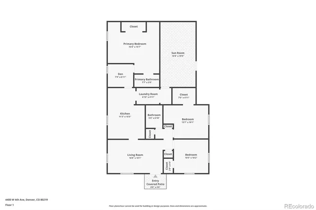 $475,000 | 4400 West 4th Avenue, Denver, CO 80219