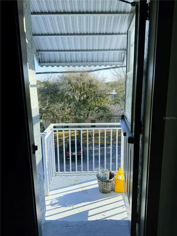 a view of outdoor space and deck