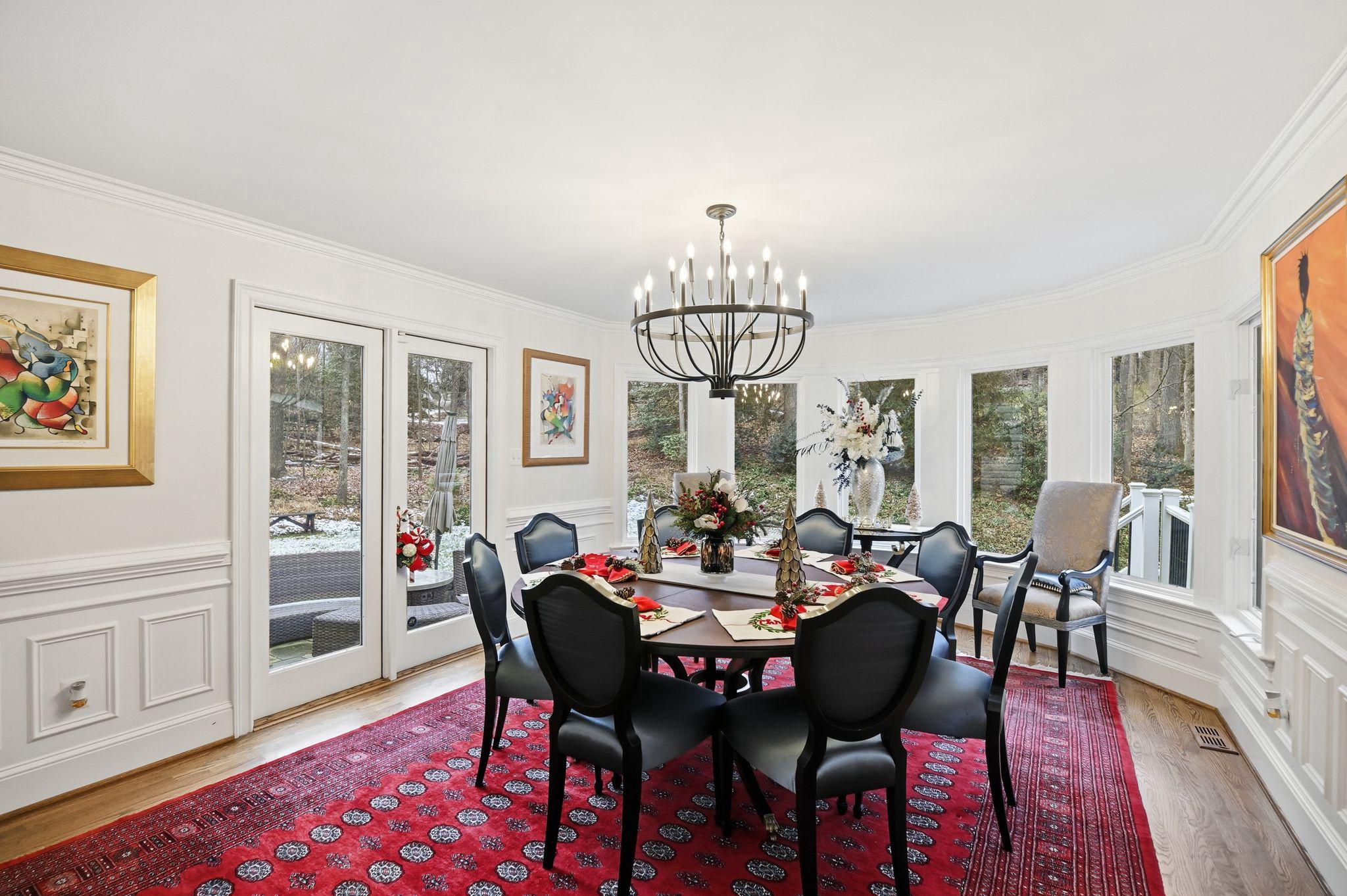 11728 Stuart Mill Road Oakton, VA 22124 - Photo 15 of 68 sunlit elegance breakfast room