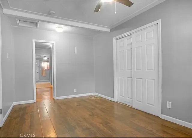 wooden floor in an empty room