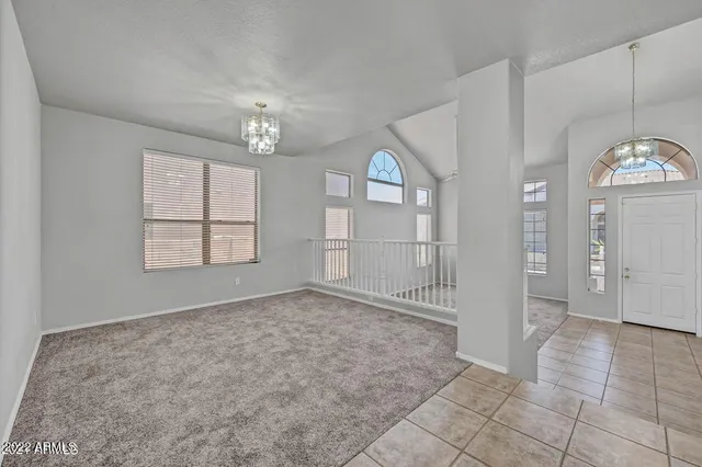 a view of a livingroom with a staircase