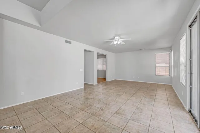 a view of livingroom with hallway