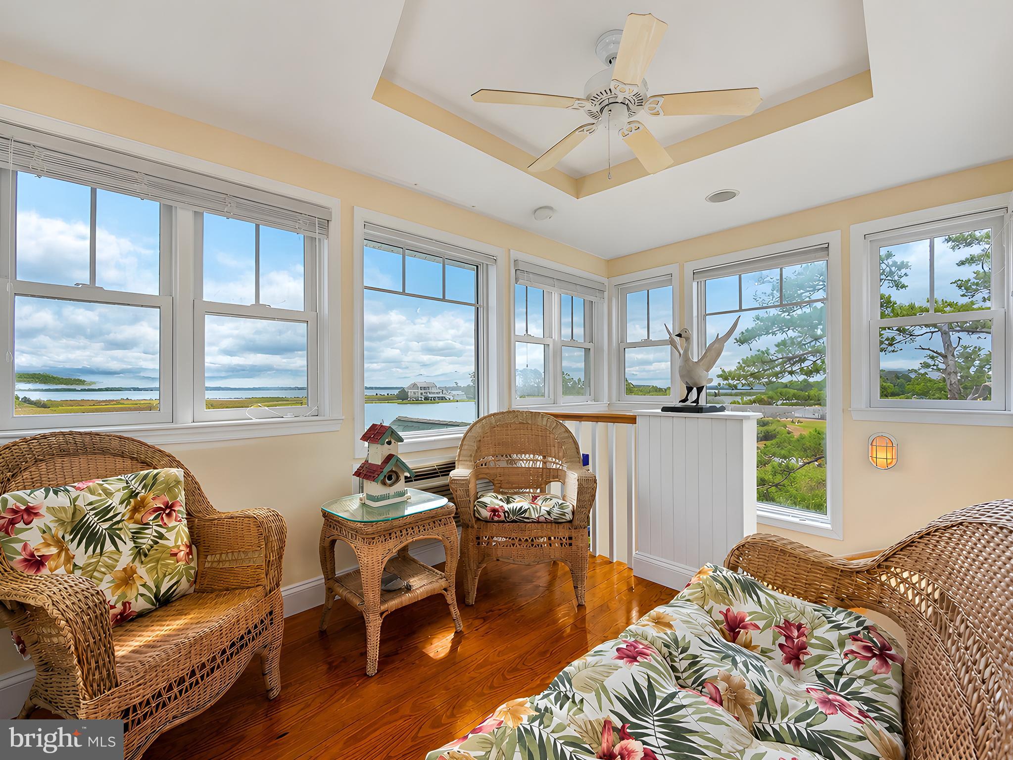 16144 Thomas Road Piney Point, MD 20674 - Photo 62 of 98 Sunroom / Loft with 180 degree Water Views