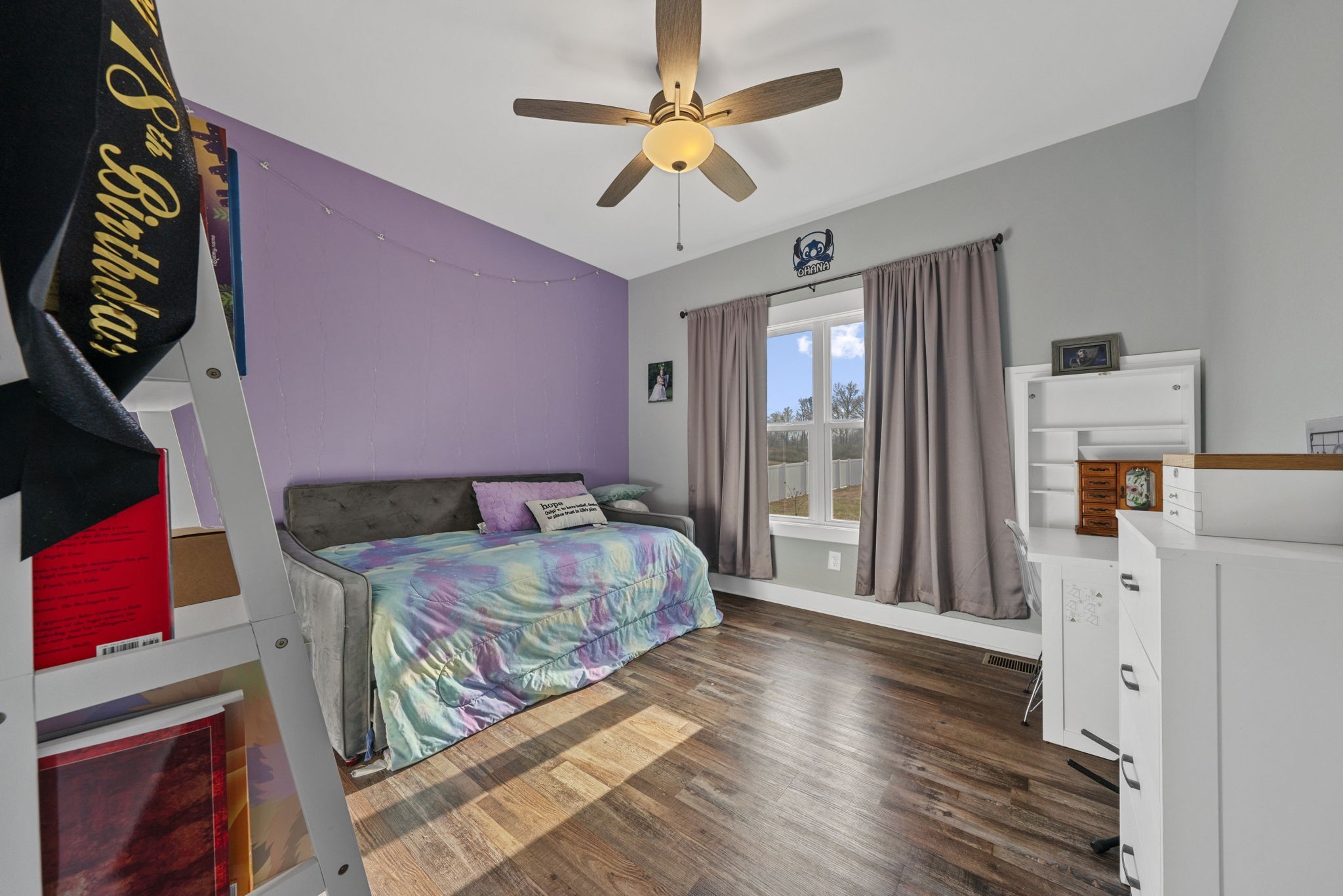 2086 Beverly Court Springfield, TN 37172 - Photo 22 of 39 a bedroom with furniture and a chandelier