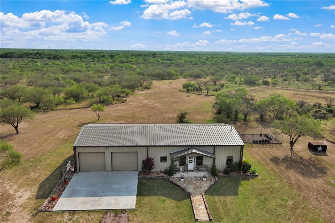 226 Private Road Alice, TX 78332 - Photo 38 of 40 an aerial view of a house with a yard