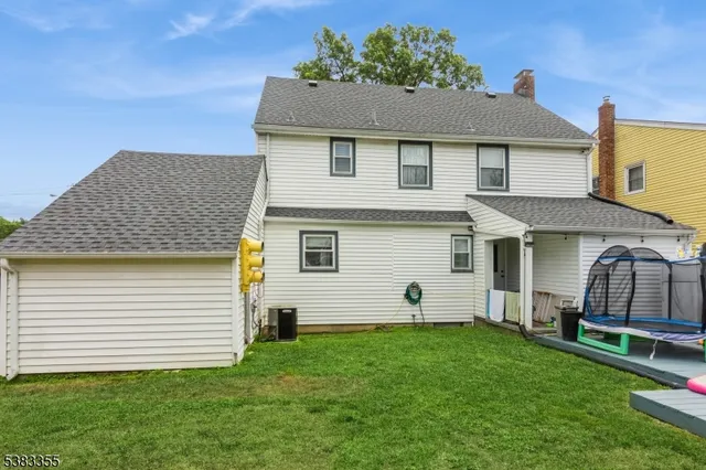 a view of a backyard with plants