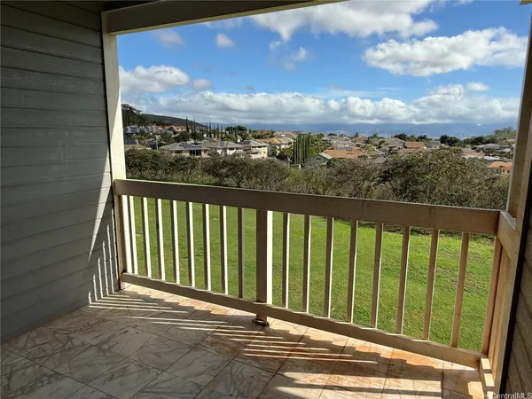 a view of a balcony