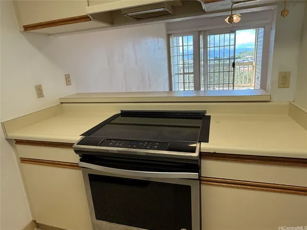 a close view of a stove top oven