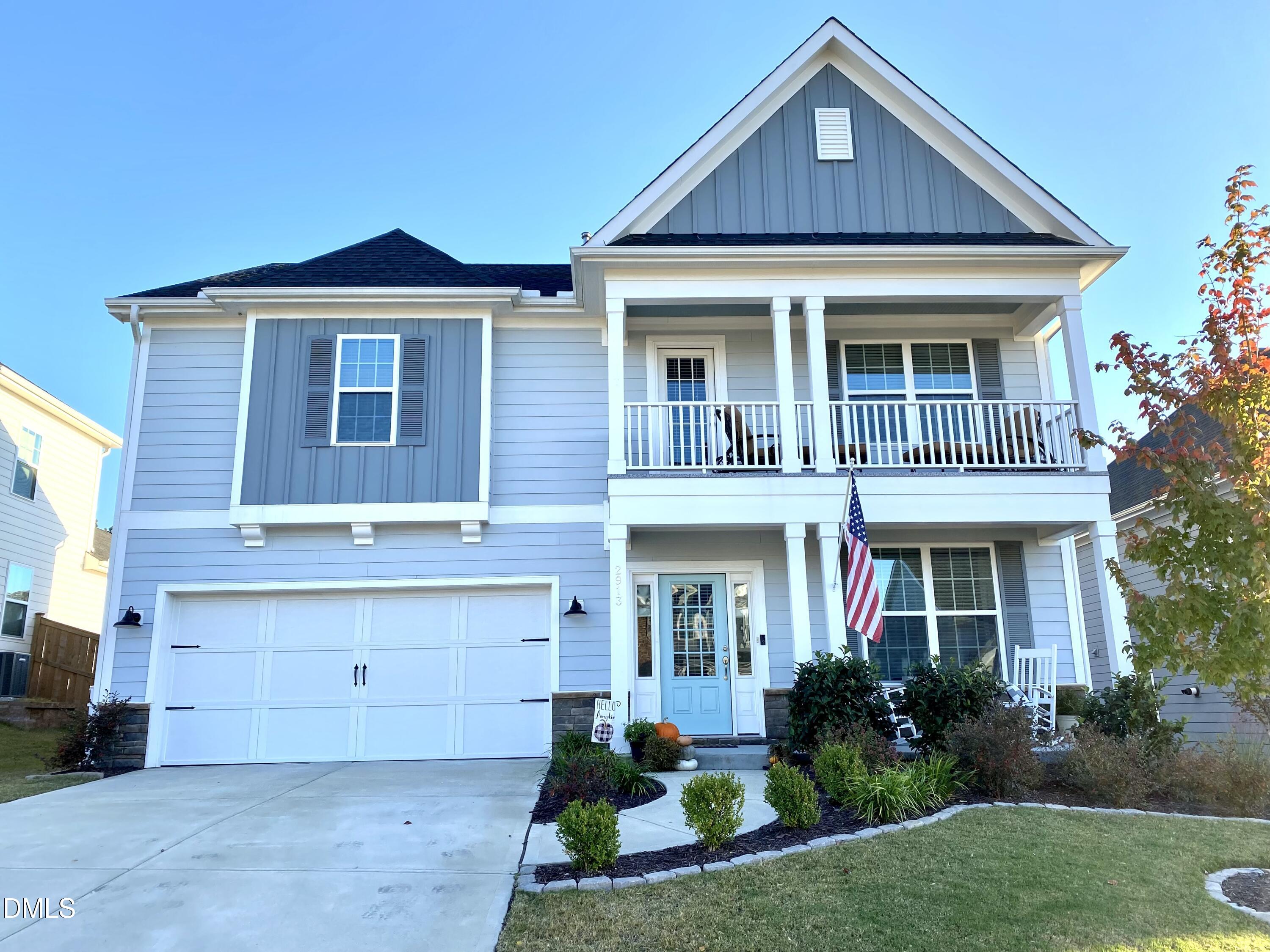 2913 Thurman Dairy Loop Wake Forest, NC 27587 - Photo 1 of 31 a front view of a house with garden