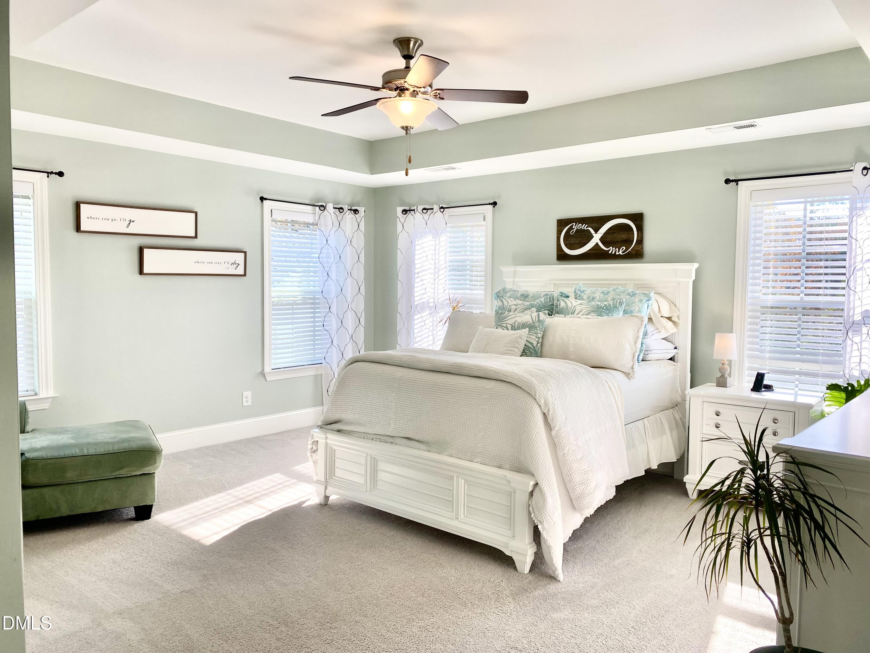 2913 Thurman Dairy Loop Wake Forest, NC 27587 - Photo 14 of 31 a bedroom with a bed furniture and a window