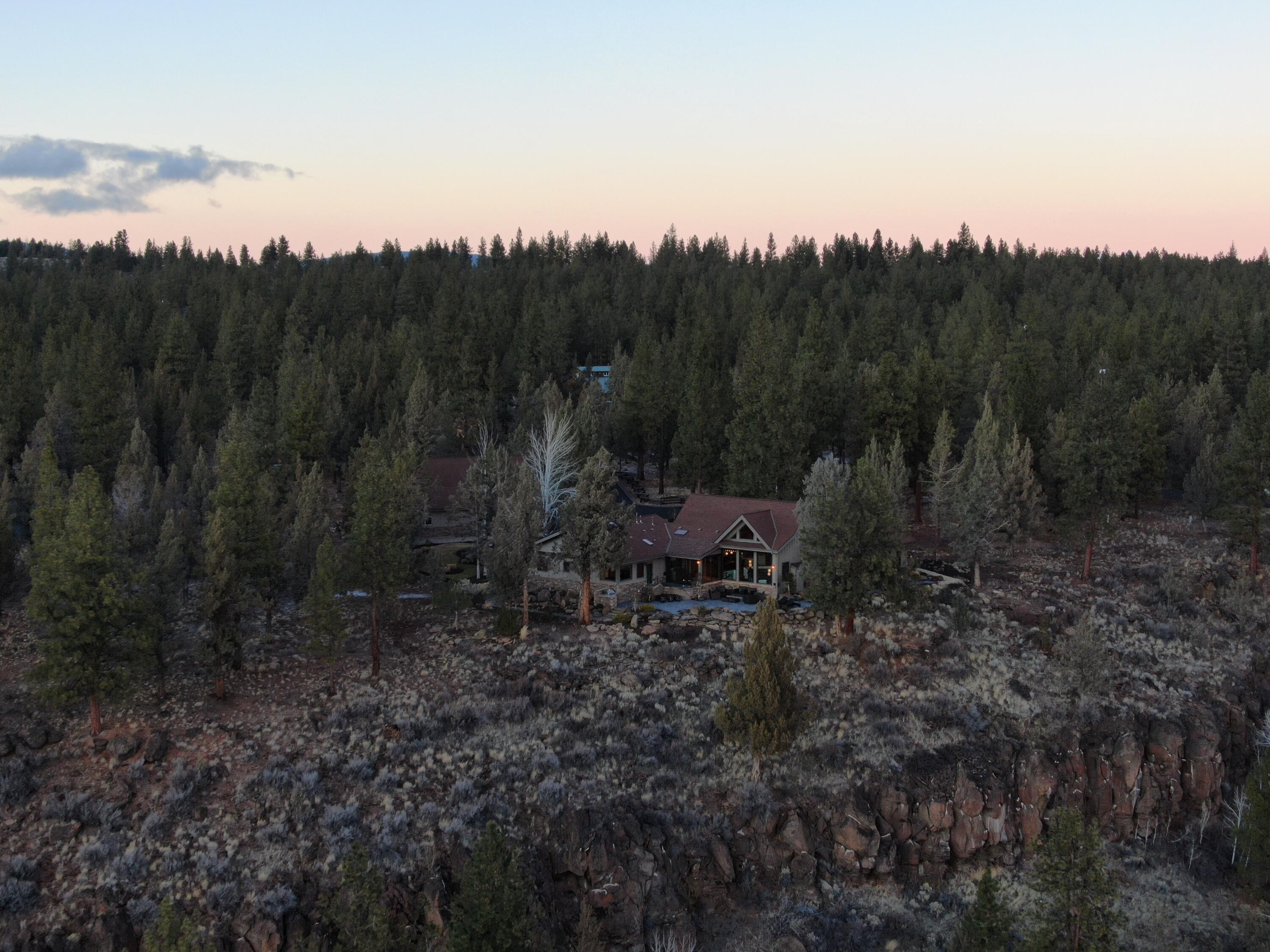16711 Fair Mile Road Sisters, OR 97759 - Photo 56 of 61 Wide Angle Shot of Home on the Canyon