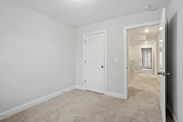 wooden floor and closet in a room