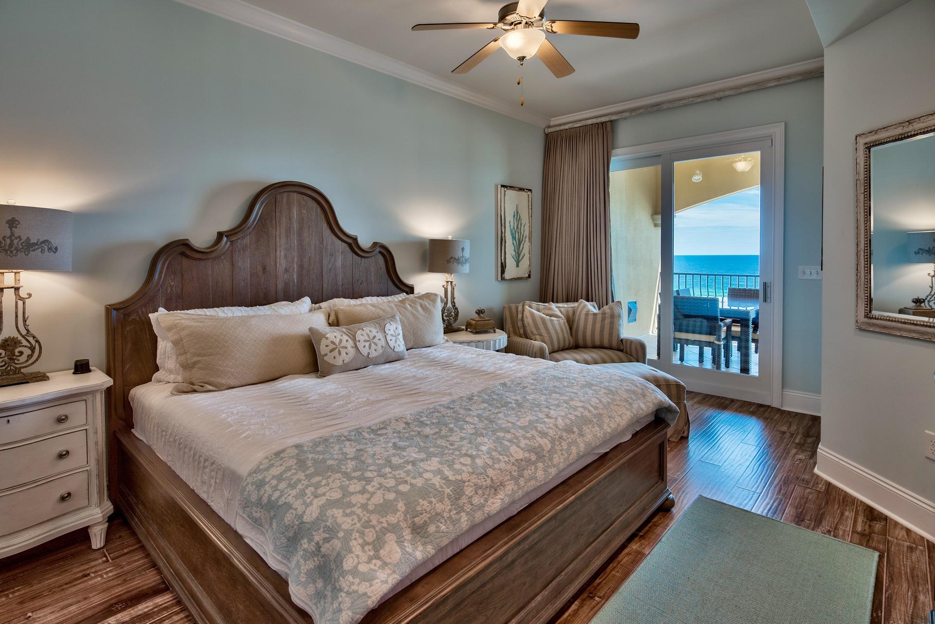 2421 West County Highway 30A, Unit C402 Santa Rosa Beach, FL 32459 - Photo 16 of 38 a bedroom with bed and window