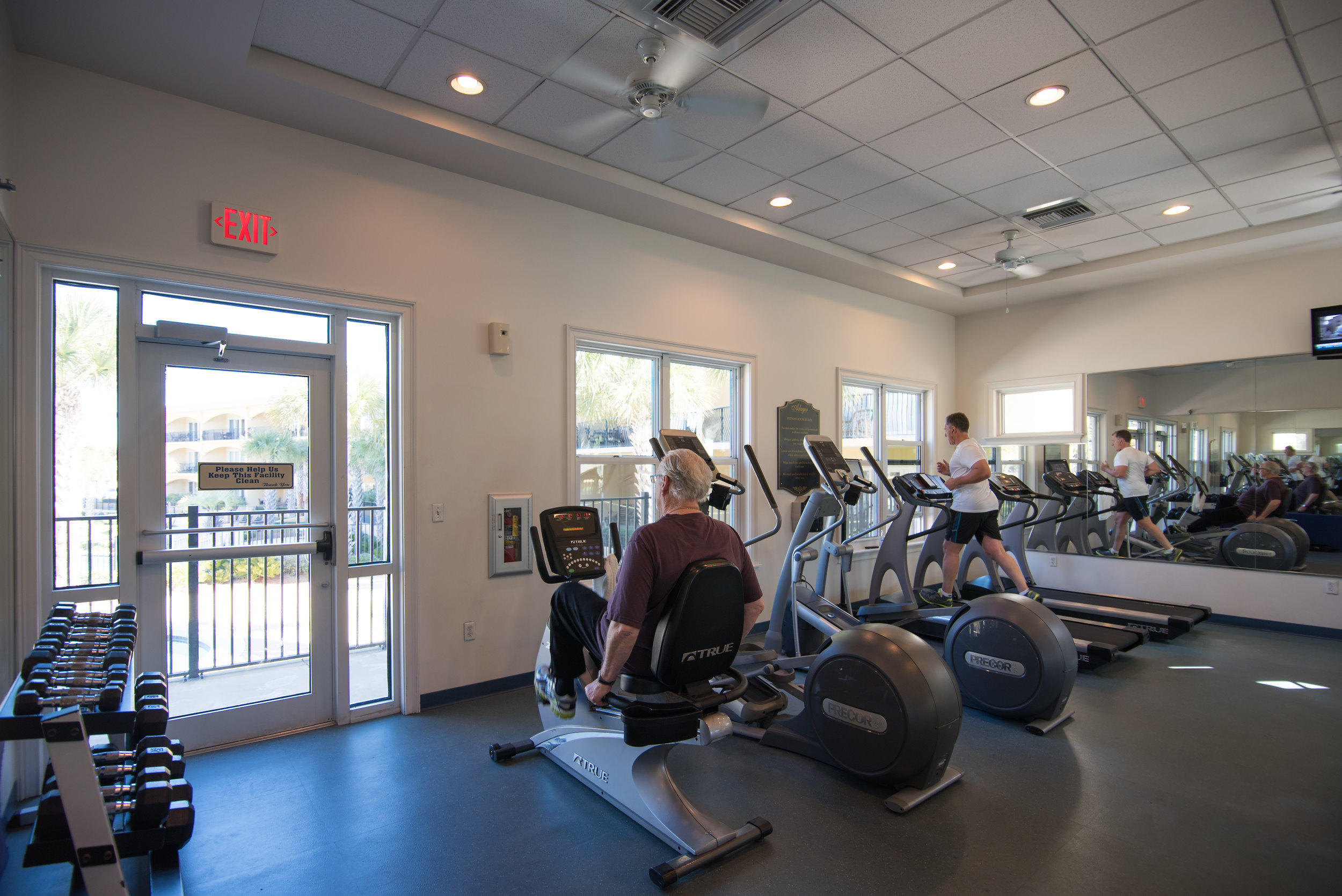 2421 West County Highway 30A, Unit C402 Santa Rosa Beach, FL 32459 - Photo 37 of 38 a view of a room with gym equipment