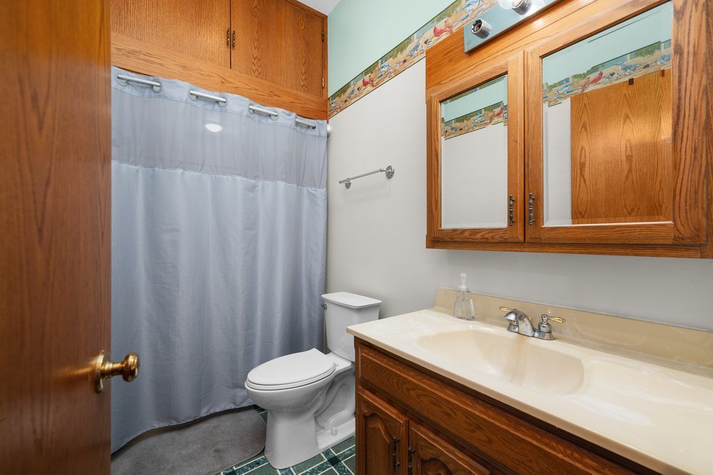 1031 27th Street Moline, IL 61265 - Photo 33 of 36 a bathroom with a sink and a toilet