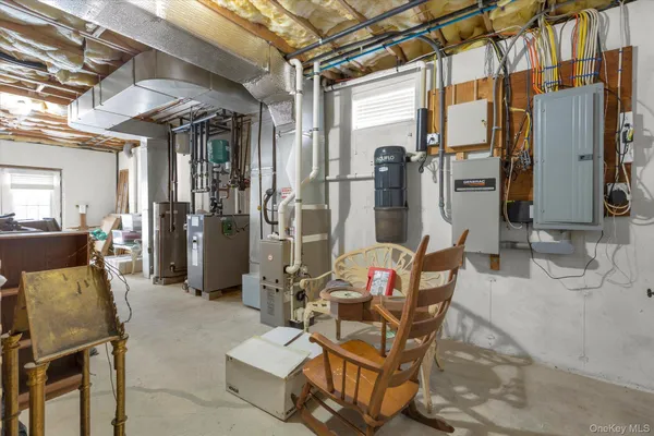 a outdoor space with patio furniture