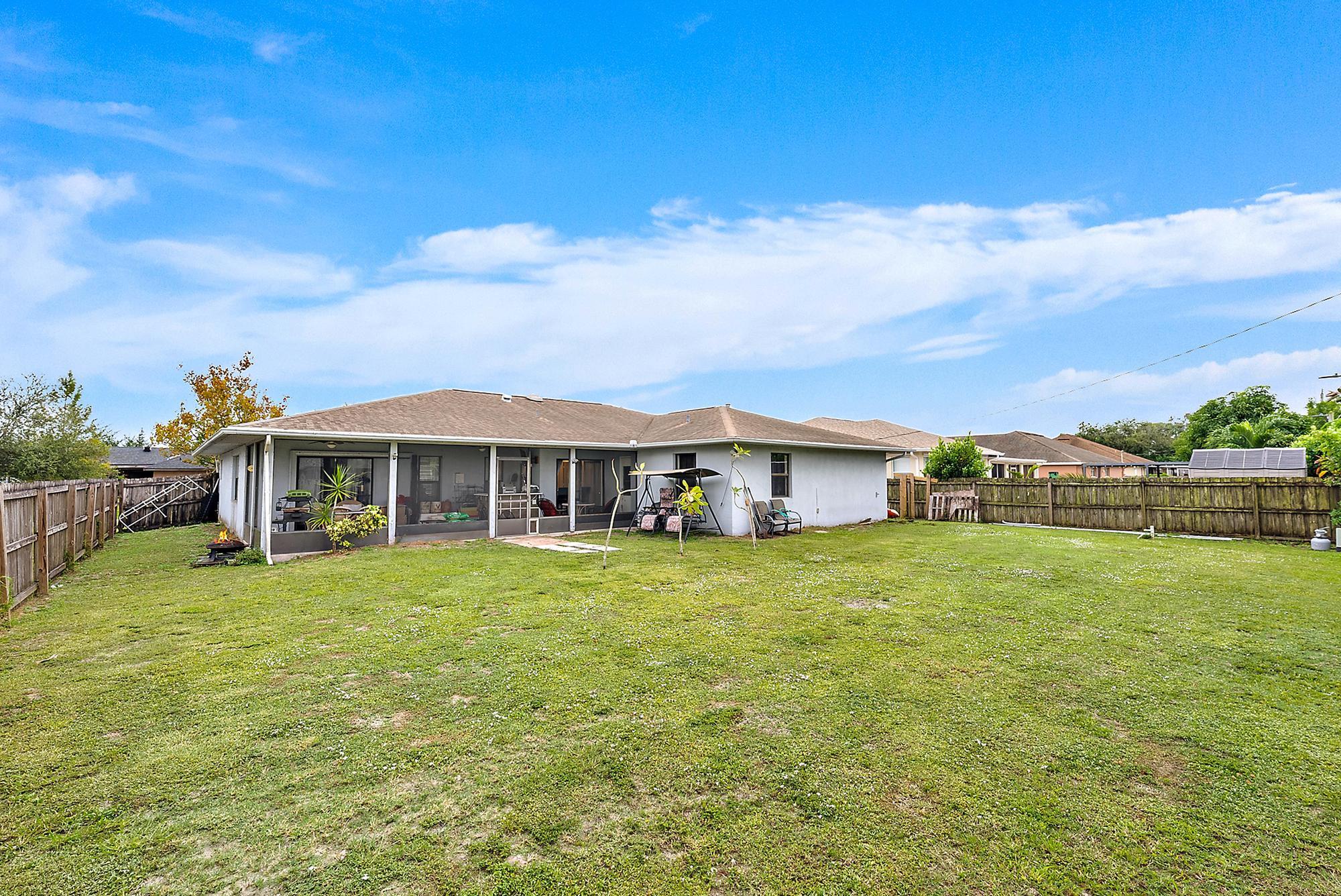 622 Southwest Hogan Street Port St. Lucie, FL 34983 - Photo 14 of 15 Backyard