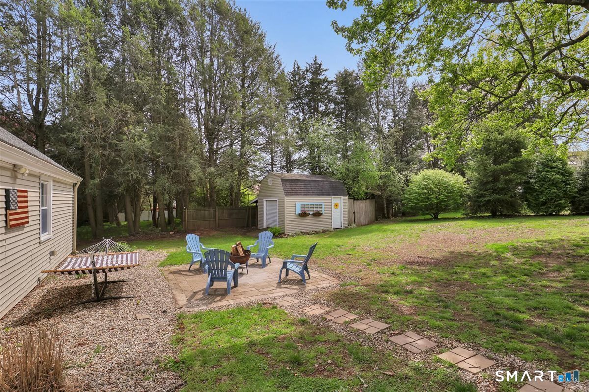 72 Old Post Road Wethersfield, CT 06109 - Photo 35 of 40 a view of a house with backyard and sitting area
