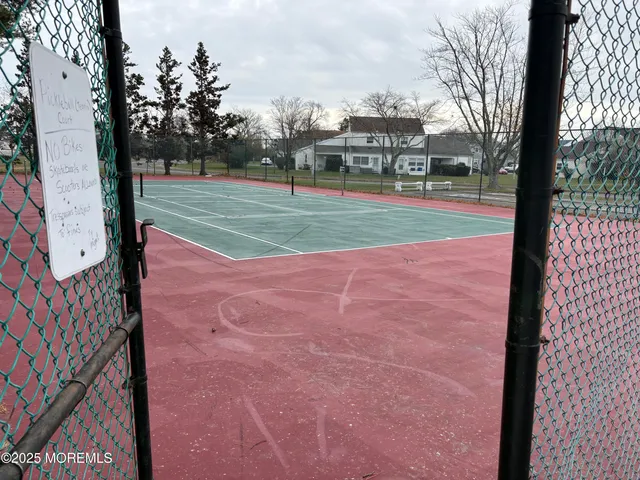 a view of a basketball court