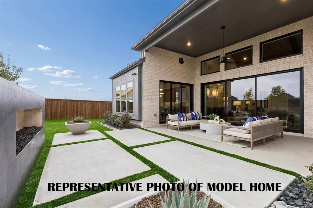 2480 Harpole Road Prosper, TX 75078 - Photo 4 of 9 Grand outdoor living spaces are waiting for your family in Prosper Ridge! REPRESENTATIVE PHOTO OF MODEL HOME