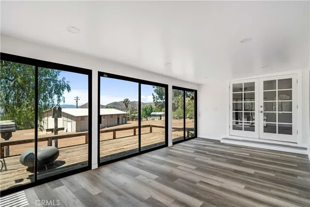 a view of a room with window