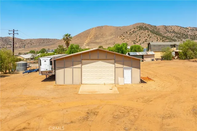 a view of a house with a outdoor space