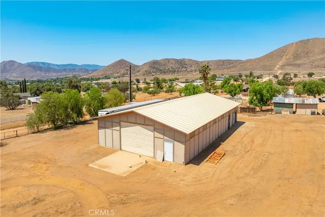 a view of a mountain with a large trees
