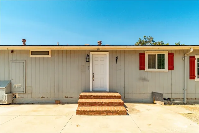 a view of a house with a outdoor space