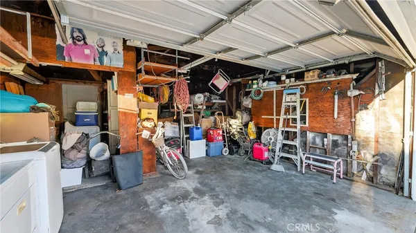 a view of storage and utility room